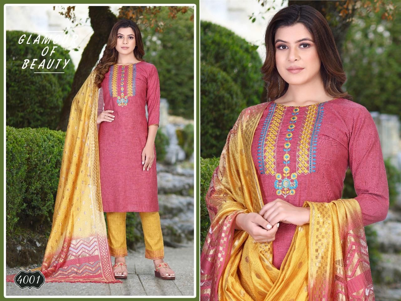 New Glamy 1 Fancy Designer Ethnic Wear Rayon Ready Made Collection
